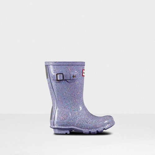 Hunter Original Giant Glitter Rain Boots For Kids - NZ L4361